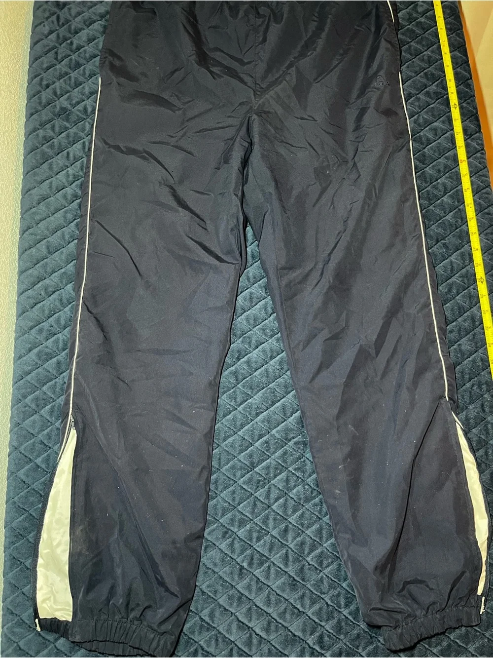Streetwear Head Navy and White Men's Loose Fitted Joggers